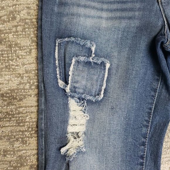 Cato brand denim patchwork skinny Jeans 👖 - Picture 2 of 6